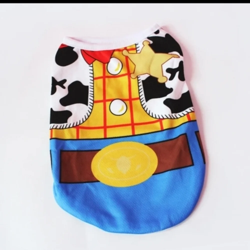 Disney Pets Woody Toy Story Costume‎ T-shirt Dog Clothes Dog Costume
